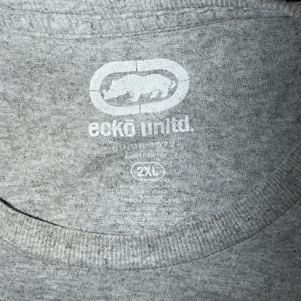 Ecko Unltd Shirt Raw And Uncut Rhino Logo Graphic Tee Y2K 2000s 2XL XXL